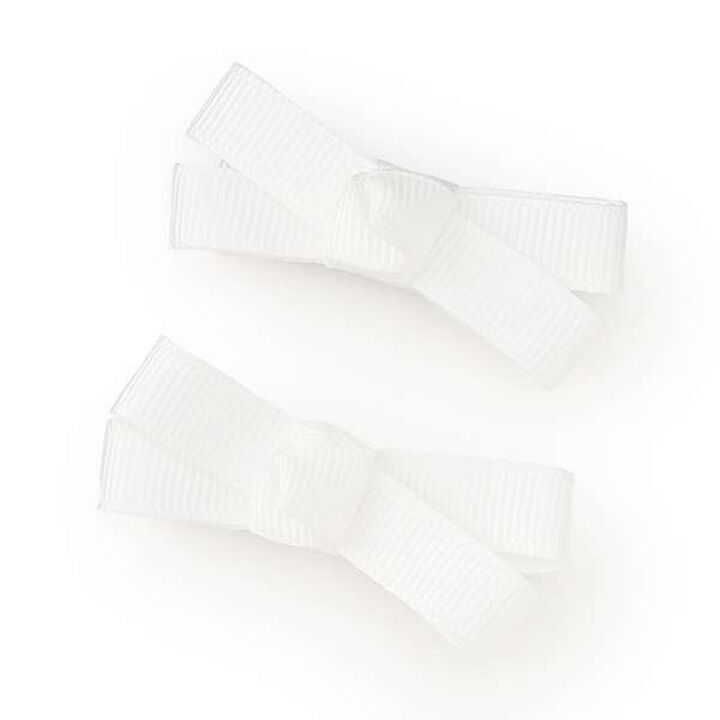 Ribbon Hair Clips 2P,Sax blue, medium image number 10