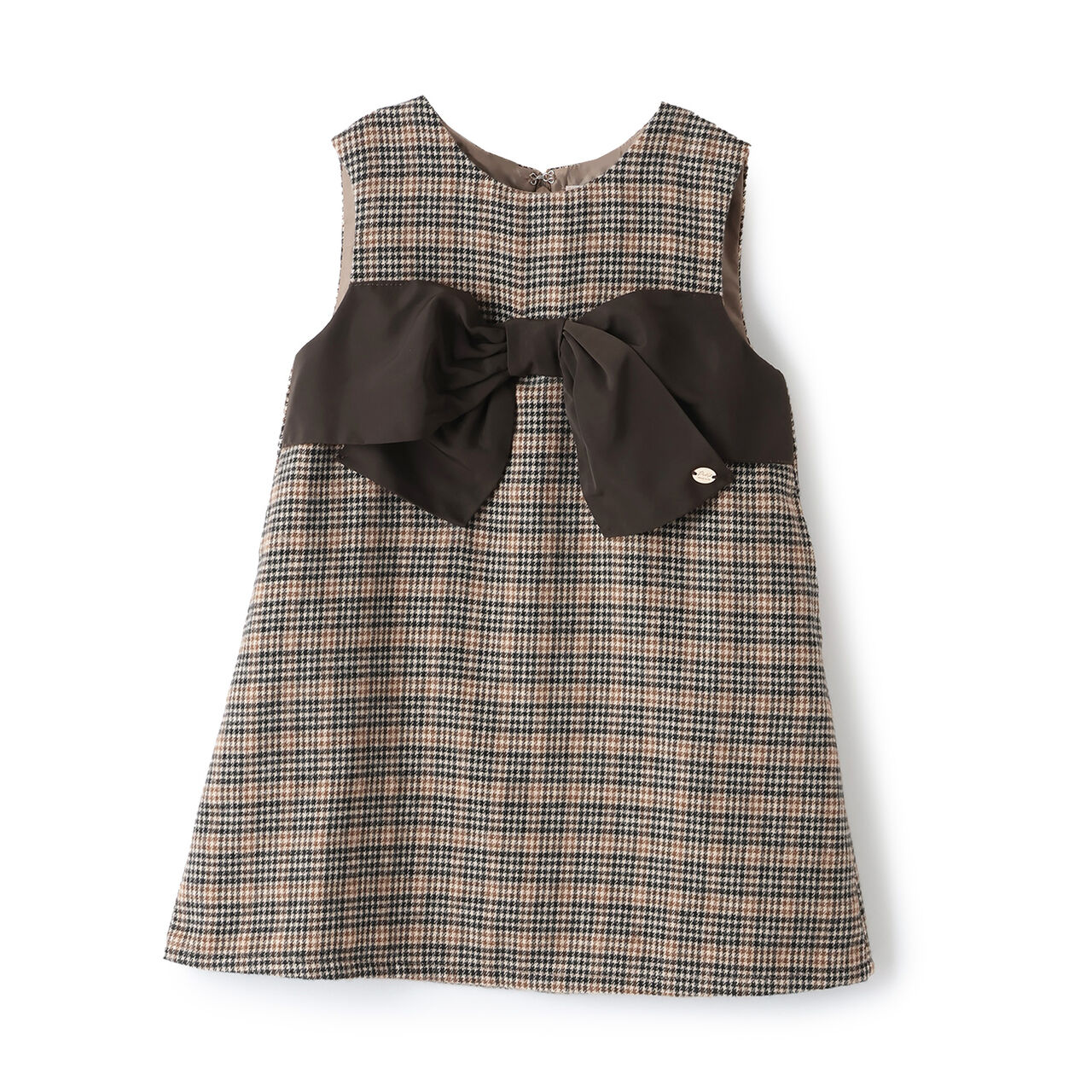 Link Ribbon Jumper Skirt,Gray, large image number 9