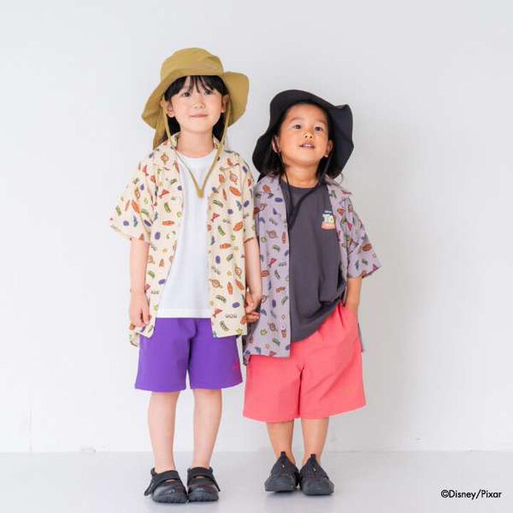 [Matching with Dad Outfit] Disney Kids Toy Story Pattern Shirt,Light gray, medium image number 12