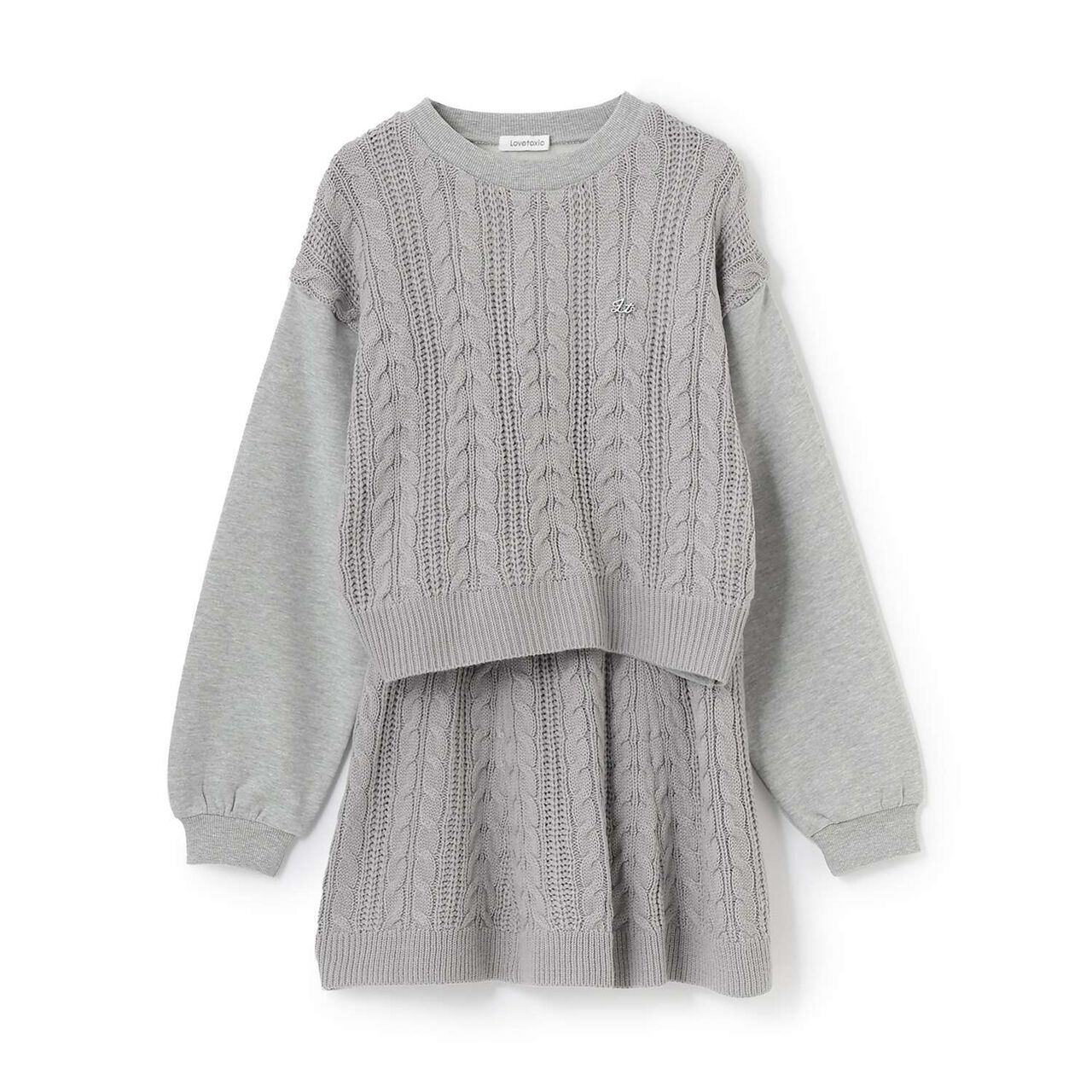 Knitwear Set,Black, large image number 8