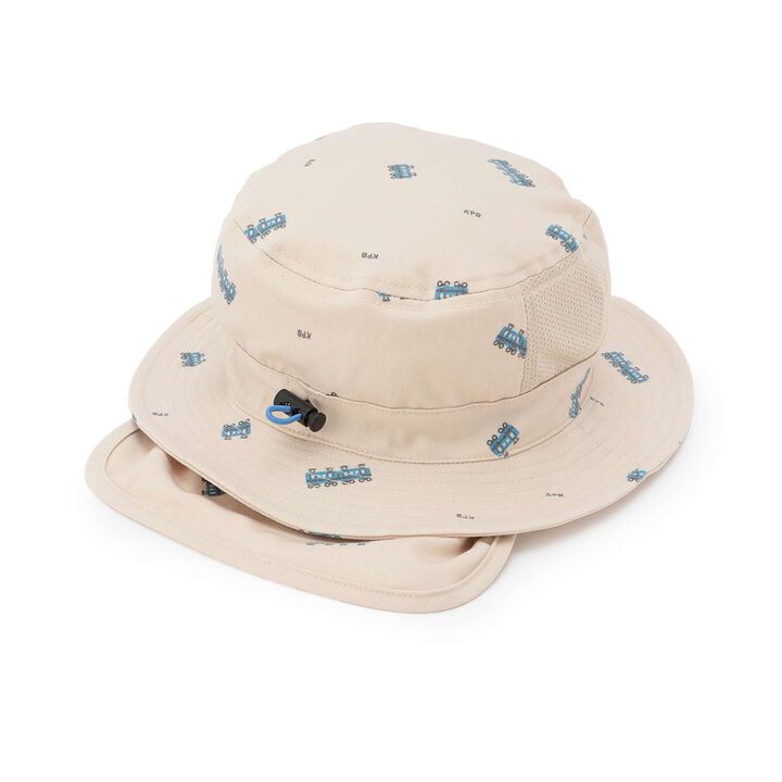 Train All-Over Print Sunshade Hat,Sax blue, medium image number 1