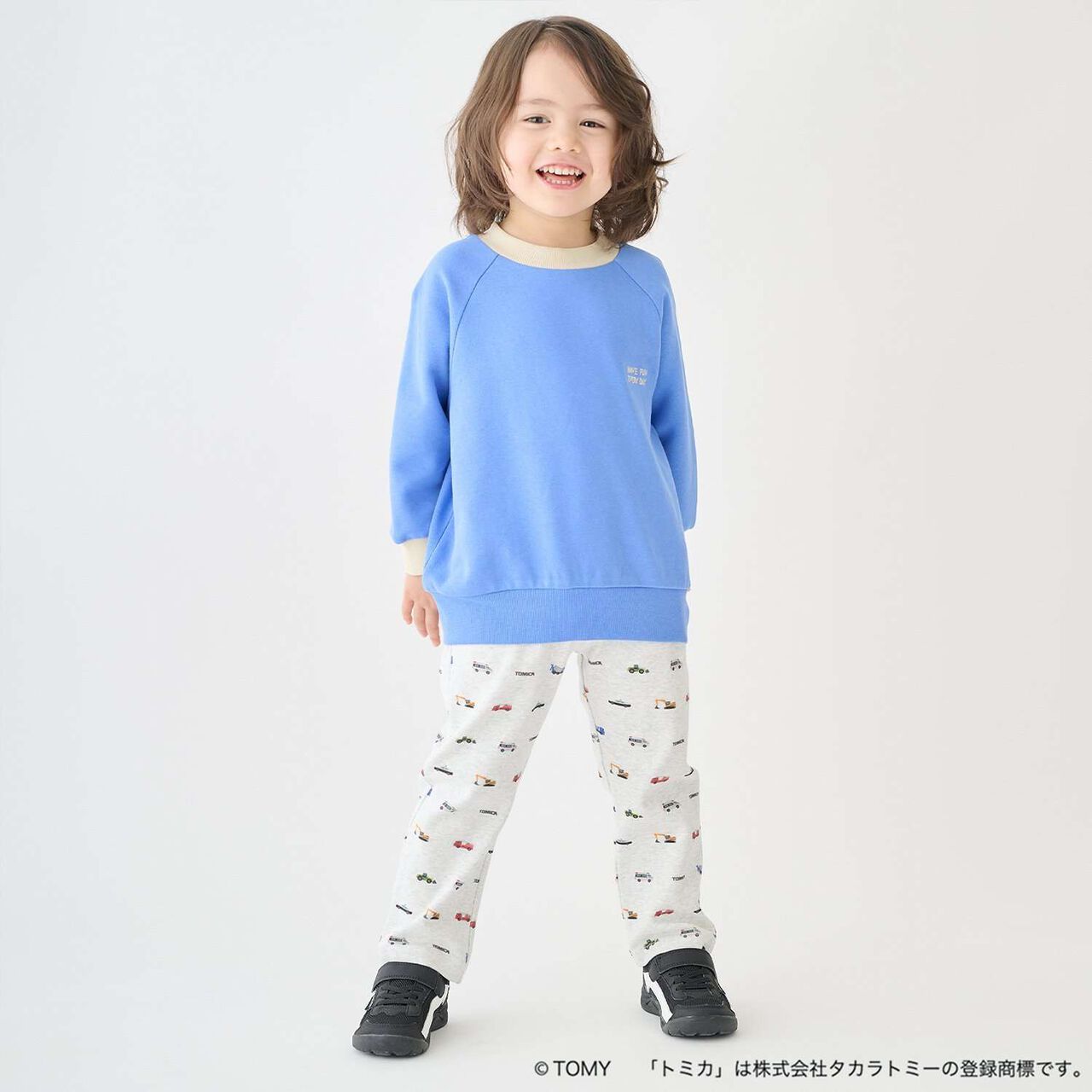 [TOMICA・ANIA] Cut Long Pants,Blue, large image number 2