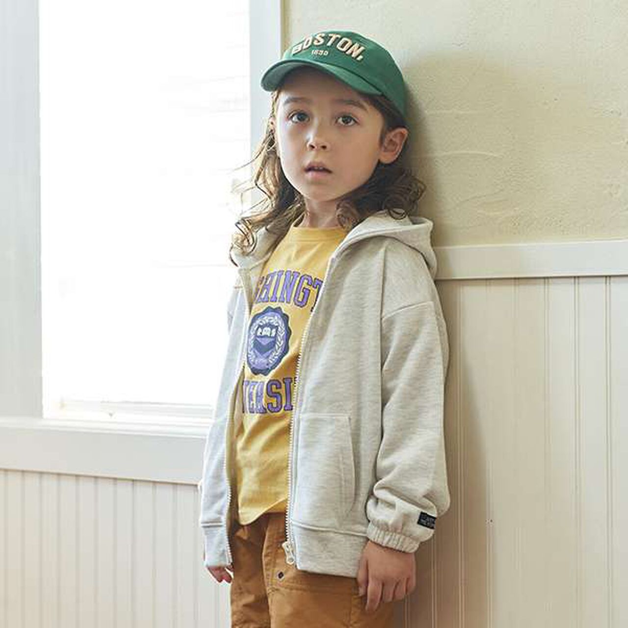 [Versatile Item] Drop Simple Zip Parka,Sax blue, large image number 19