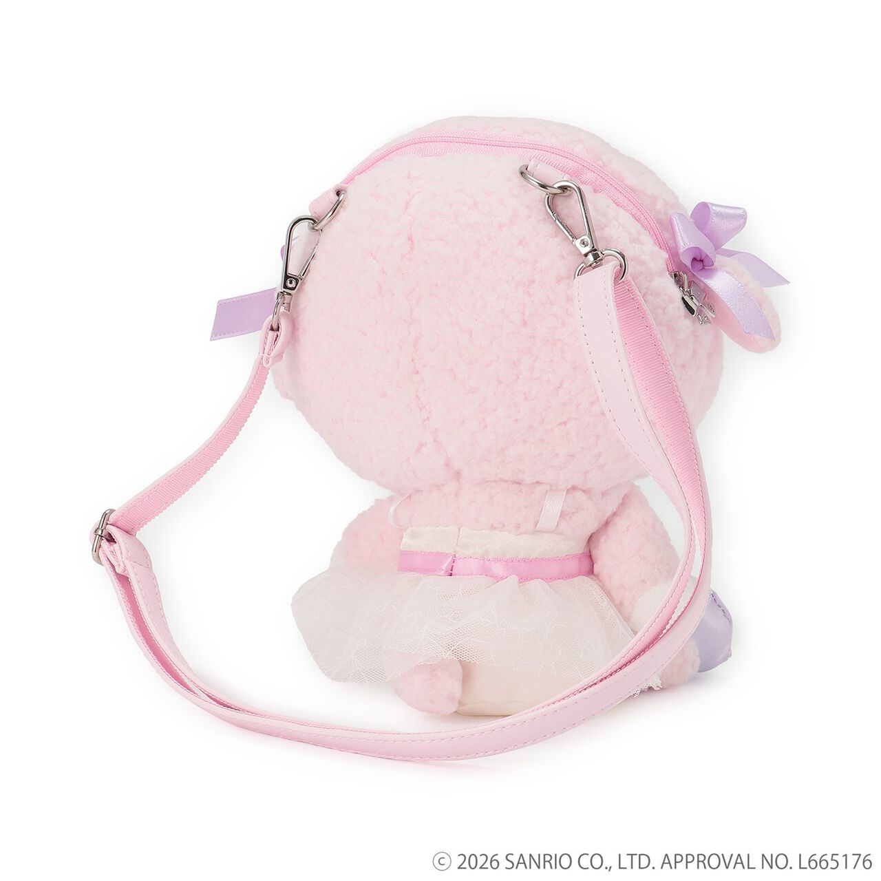 [My Melody/My Sweet Piano] Plush Shoulder Bag,Pink, large image number 7