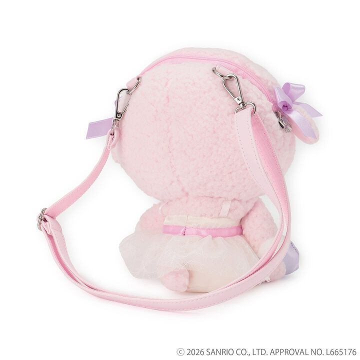 [My Melody/My Sweet Piano] Plush Shoulder Bag,Pink, medium image number 7