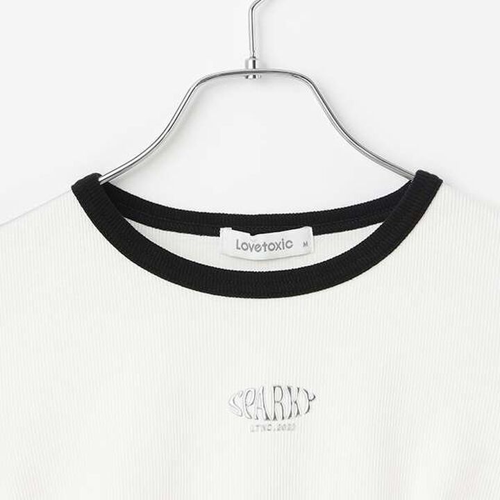 Cool Sensation Drawstring Ribbed T-Shirt,Green, medium image number 7