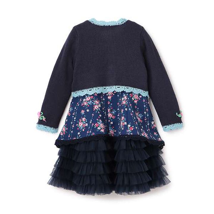 35th Rose Pattern Dress & Bolero Set,Pink, medium image number 1