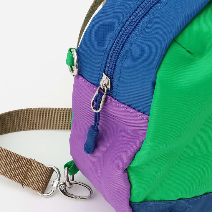 Dinosaur Mischief Backpack-Style Small Shoulder Bag,Green, medium image number 3