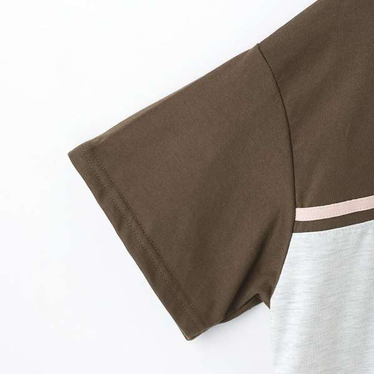 Quick-Dry Absorbent Rugby T Dress,Brown, large image number 10