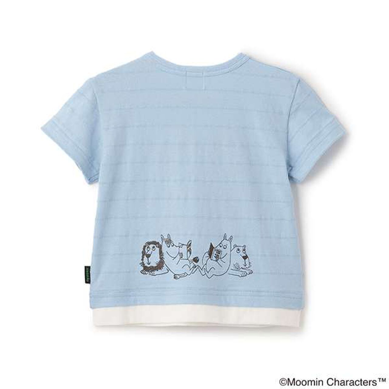 MOOMIN Jungle Embroidery Short Sleeve T-Shirt,Red, large image number 1