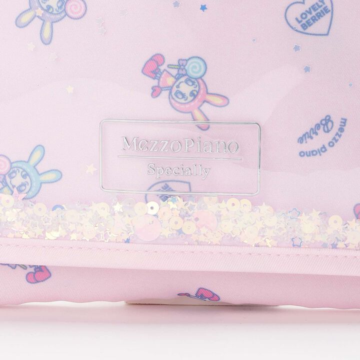 Berrie-chan Pattern Sacoche Bag [School-Friendly],Pink, medium image number 2