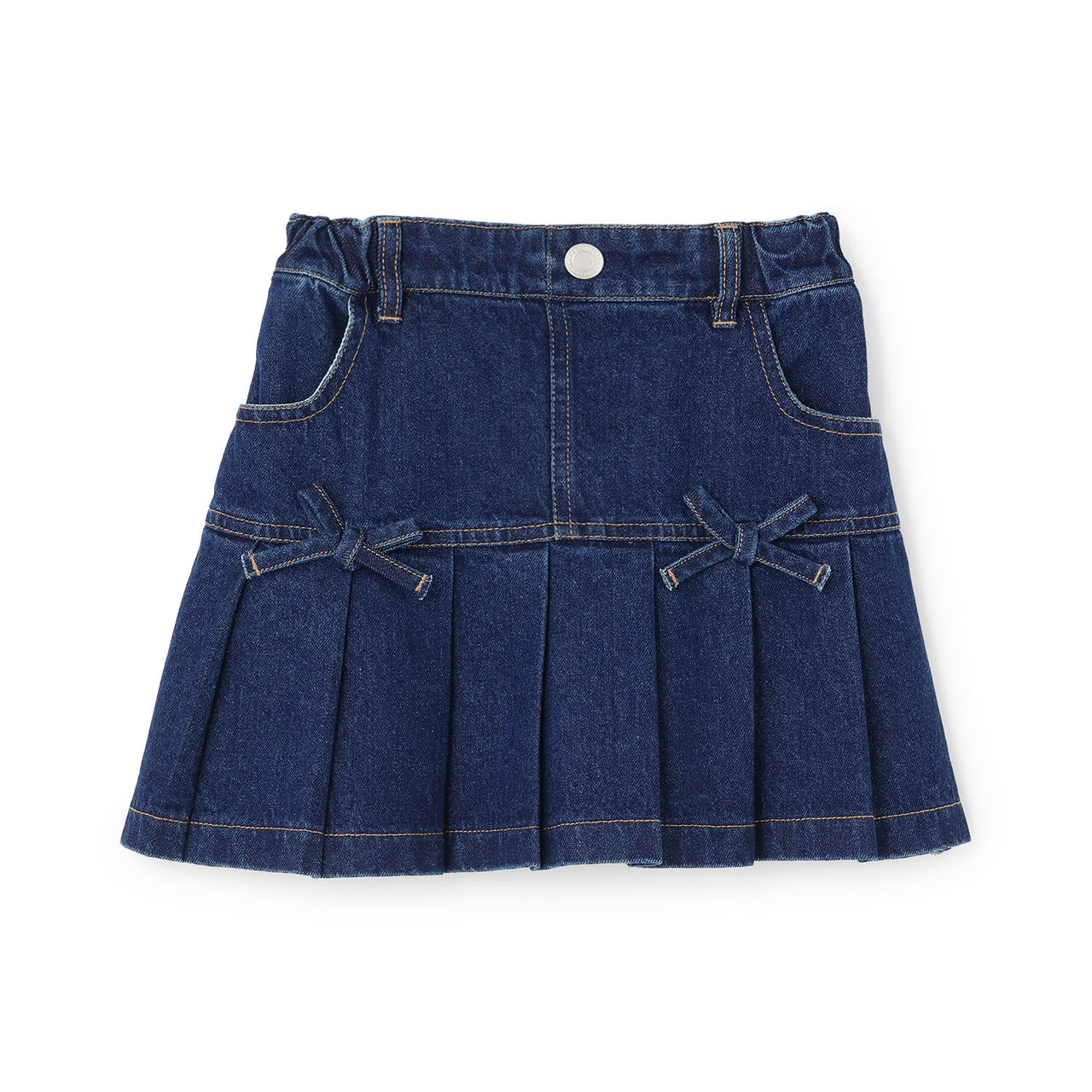 [With Inner Shorts/Secure] Pleated Skirt &ndash; Recommended for School,Blue, large image number 13