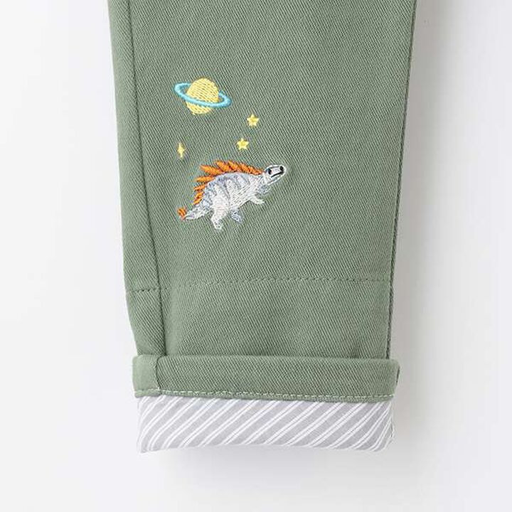 Space Dinosaur Long-Length Straight Pants,Blue, medium image number 14