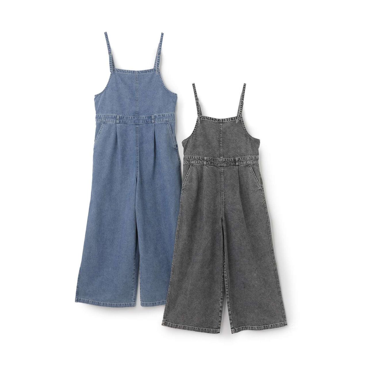 [Cool Touch] Denim Overalls,Blue, large image number 12