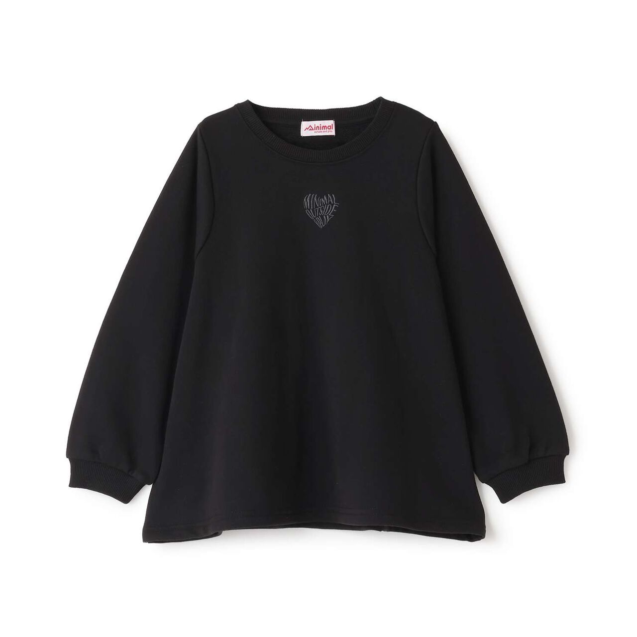 Fleece A-Line One-Point Pullover,Pink, large image number 15