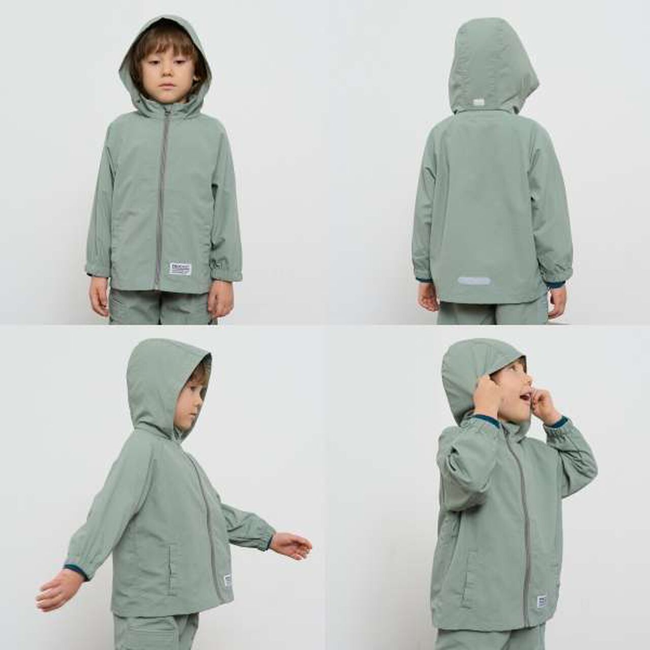 [Water-Repellent] Mountain Parka with Storage Bag,Black, large image number 3