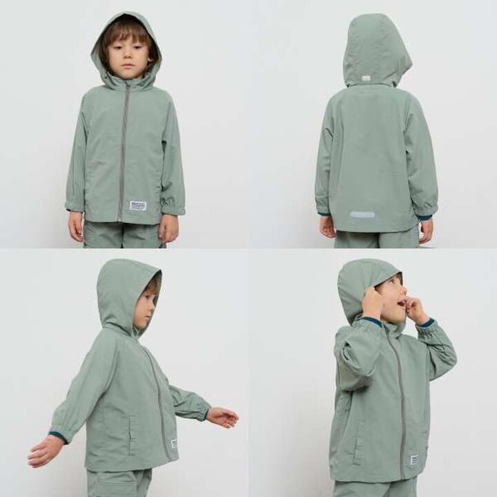 [Water-Repellent] Mountain Parka with Storage Bag,Black, medium image number 3