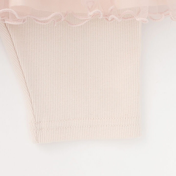 [Cool Touch] Tulle Skirt with 5-Minute Length Leggings,Light pink, medium image number 9