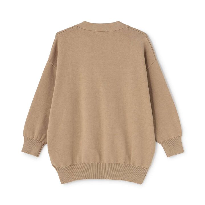 [Halloween] [Washable Knit] Oversized Cardigan,Beige, medium image number 11