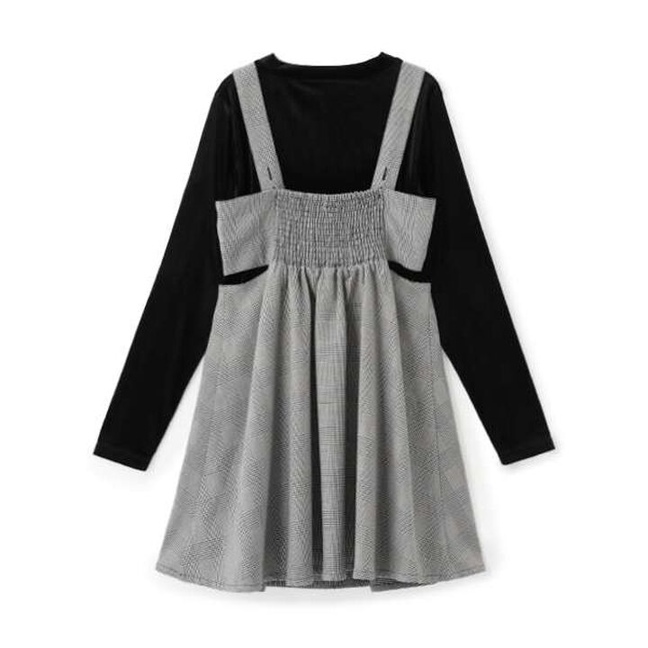[DHOLIC] Inner Lining Included Jumper Skirt,Mocha tea, medium image number 12