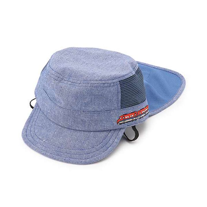 Train Embroidery Mesh Work Cap,Beige, medium image number 11