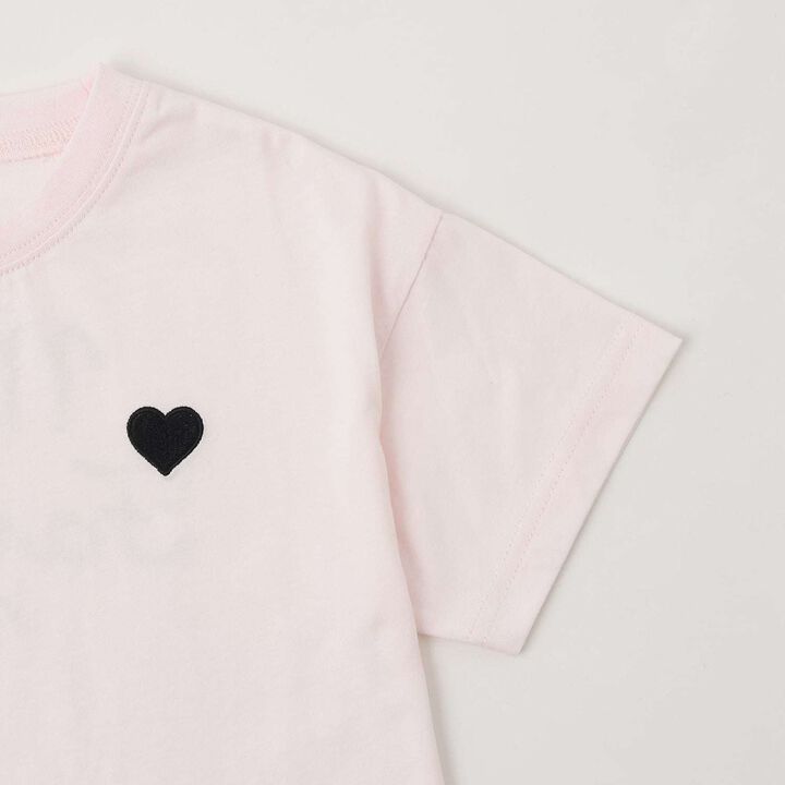 [100% Cotton] Heavy Rotation A-Line T-Shirt 2-Piece Set for Girls Kids,Dark red, medium image number 5