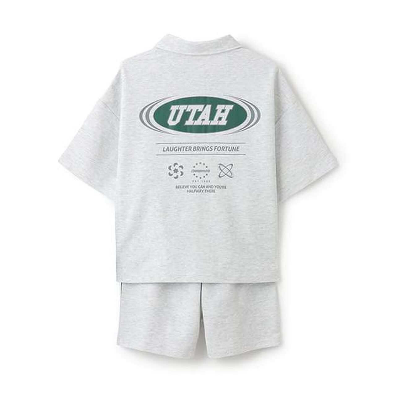 [LTXC] Loose Polo Outfit Set,Smoke white, large image number 5