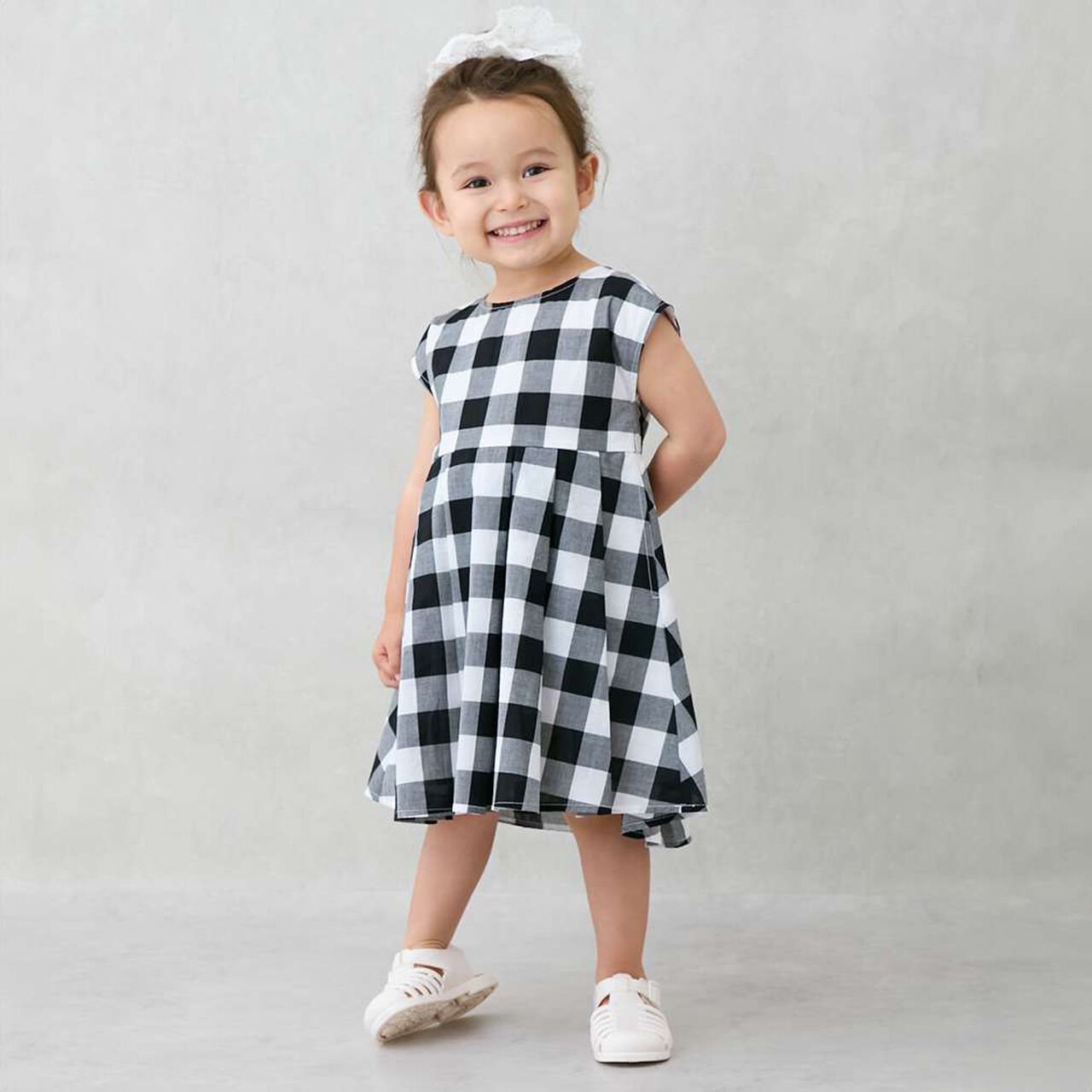 [Link] Assorted Flare One-Piece Dress,Blue, large image number 11