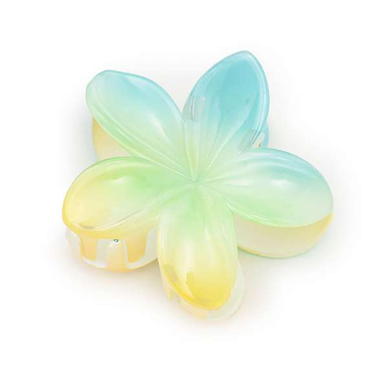 Plumeria Hair Clip,Light green, large image number 0
