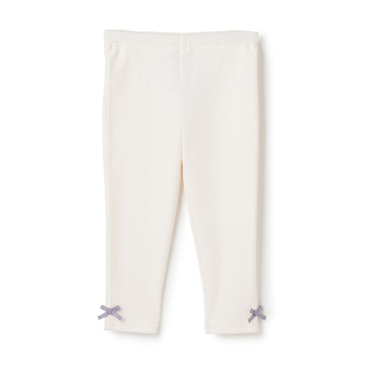 [Affordable] GIRLS 10-length Leggings,Off white, medium image number 11