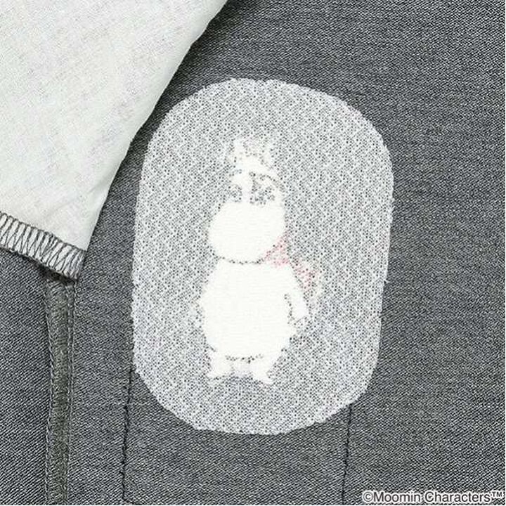 [MOOMIN] Moomin House Long-Length Leggings,Charcoal gray, medium image number 15