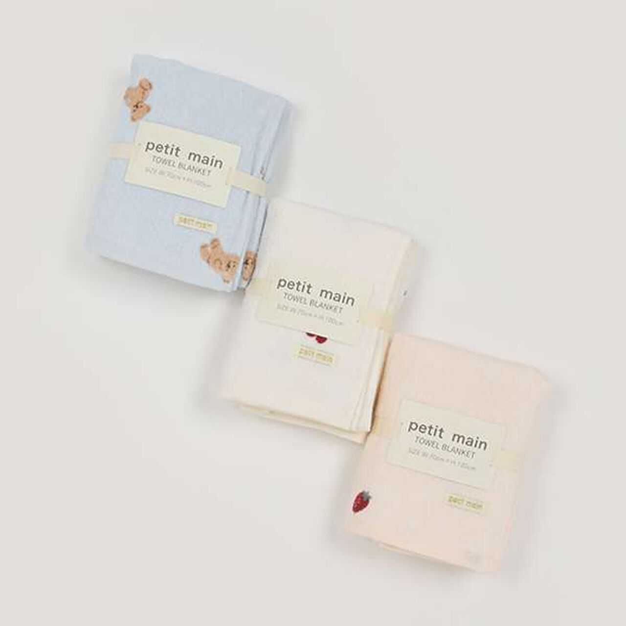 Towel Blanket,Light pink, large image number 4