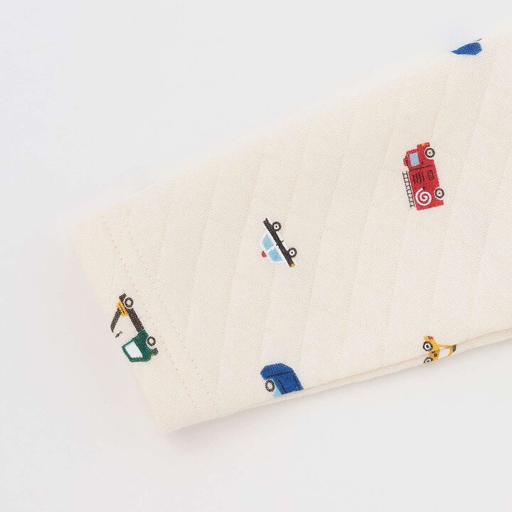 Quilted Car Pattern 2 WAY All-in-One,Off white, medium image number 4