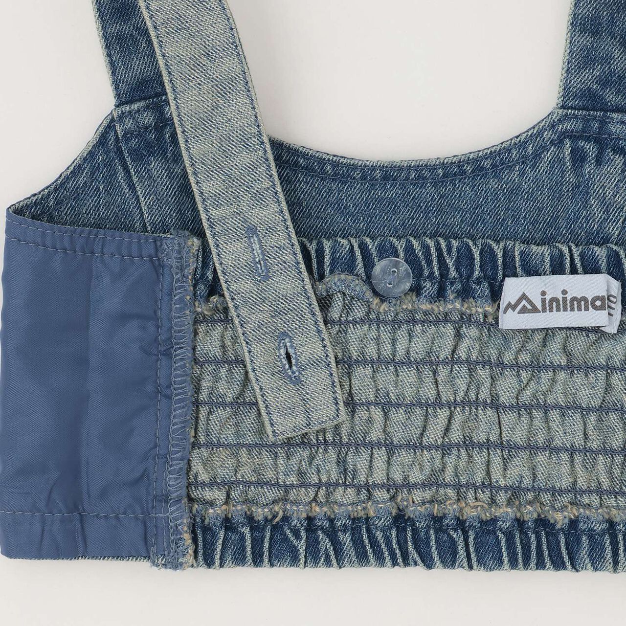 [Ready-to-Wear] Denim Bustier & Pleated Skirt Outfit Set,Blue, large image number 24