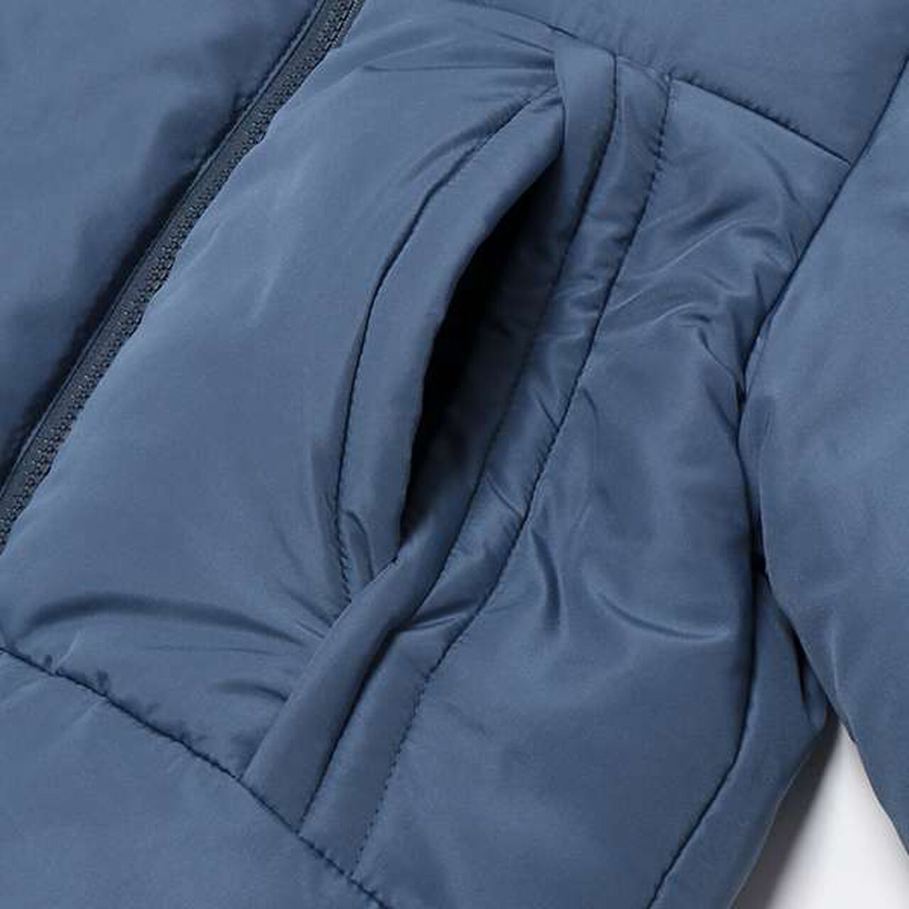 Padded Jacket,Blue gray, large image number 12