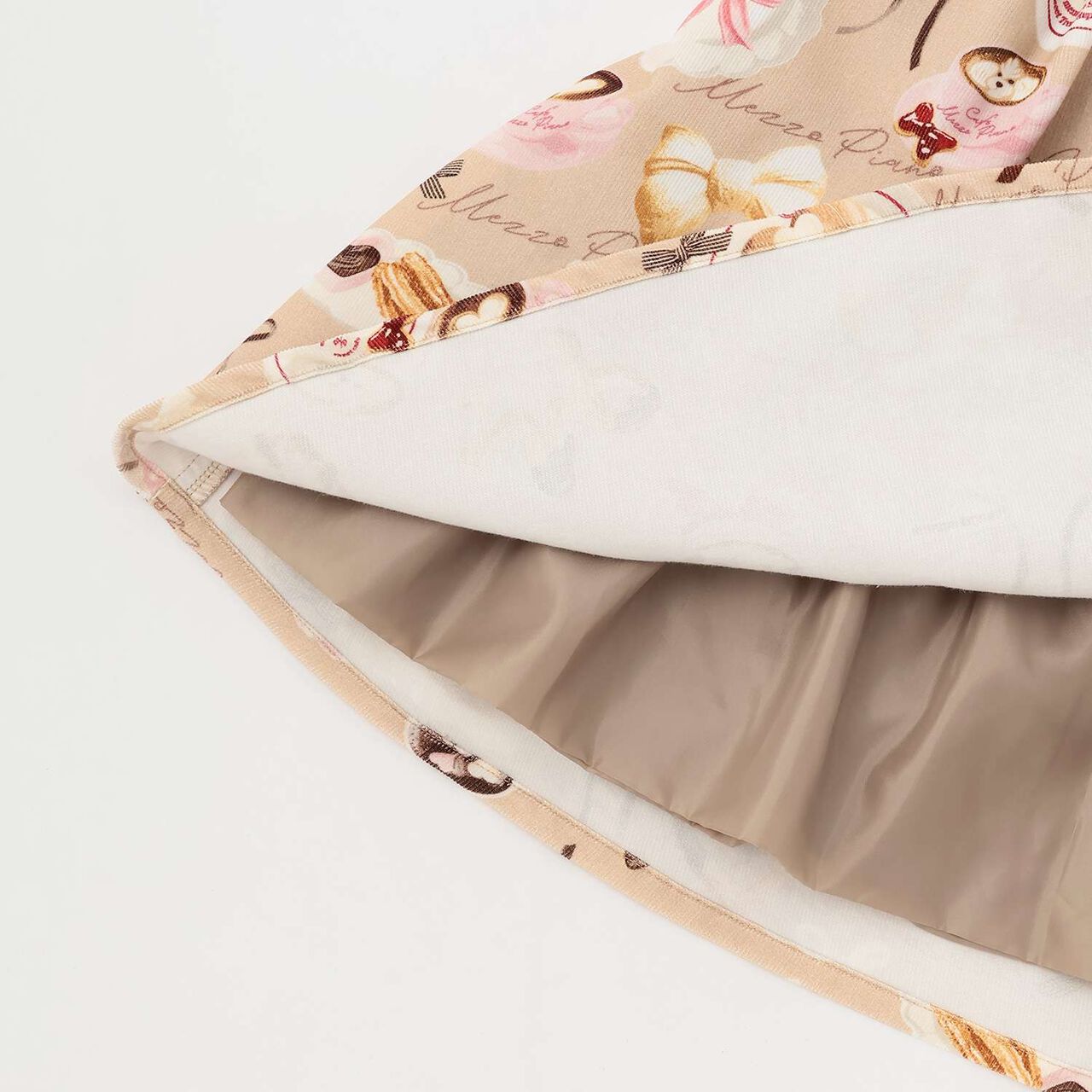 Café Pattern Camisole Dress,Pink, large image number 6