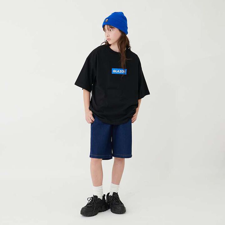 Cool Sensation Denim Easy Half Pants,Deep blue, medium image number 12