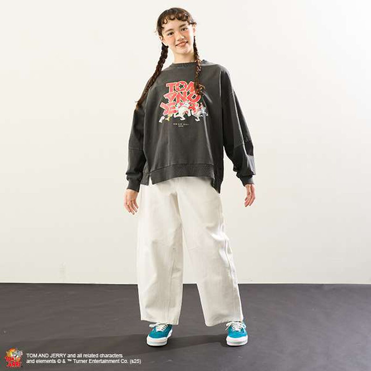 [AMI] [TOM AND JERRY] Photography Pullover,Gray, large image number 10