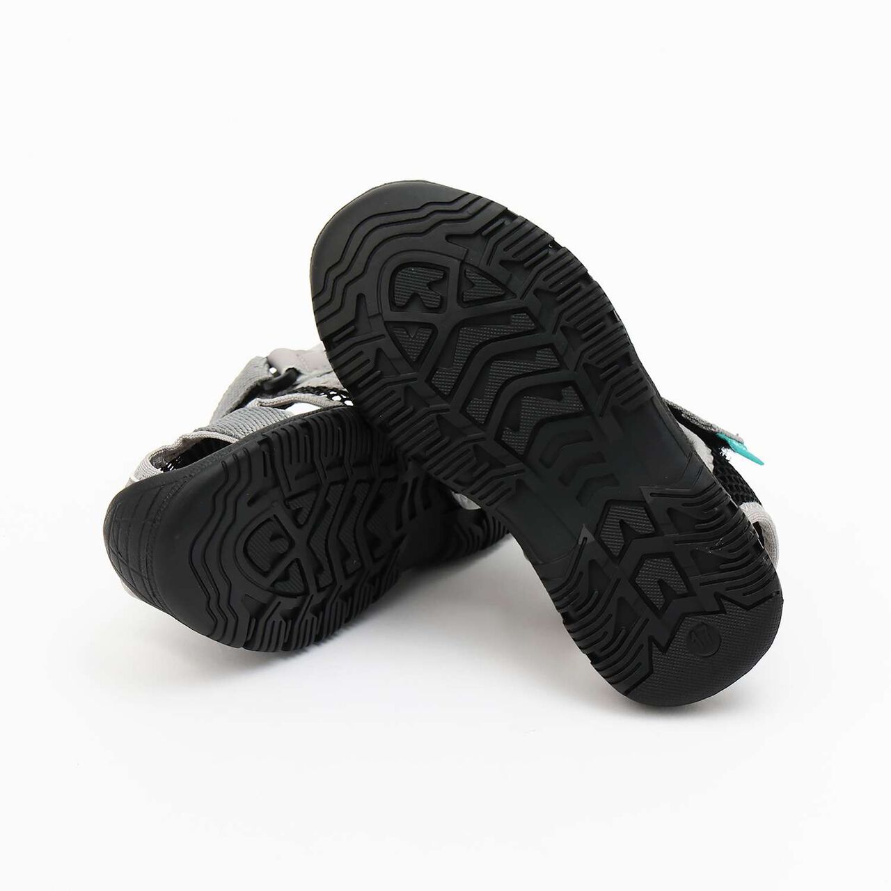 Guard Tape Sandals,Black, large image number 4