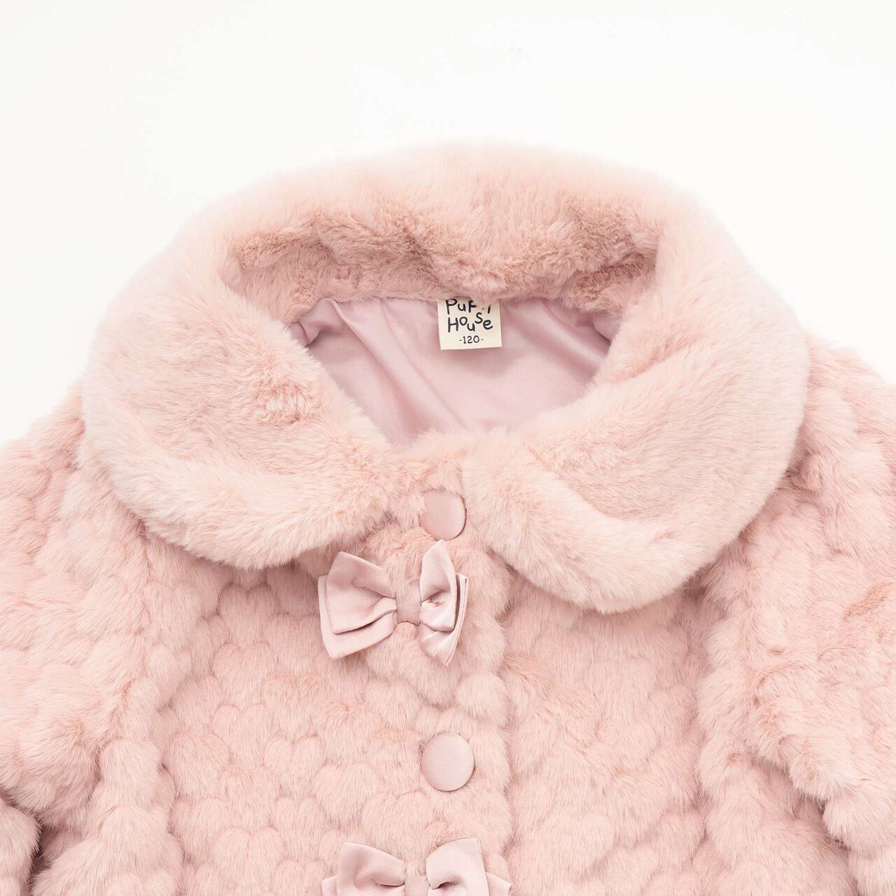 Faux Fur Coat,Pink, large image number 2