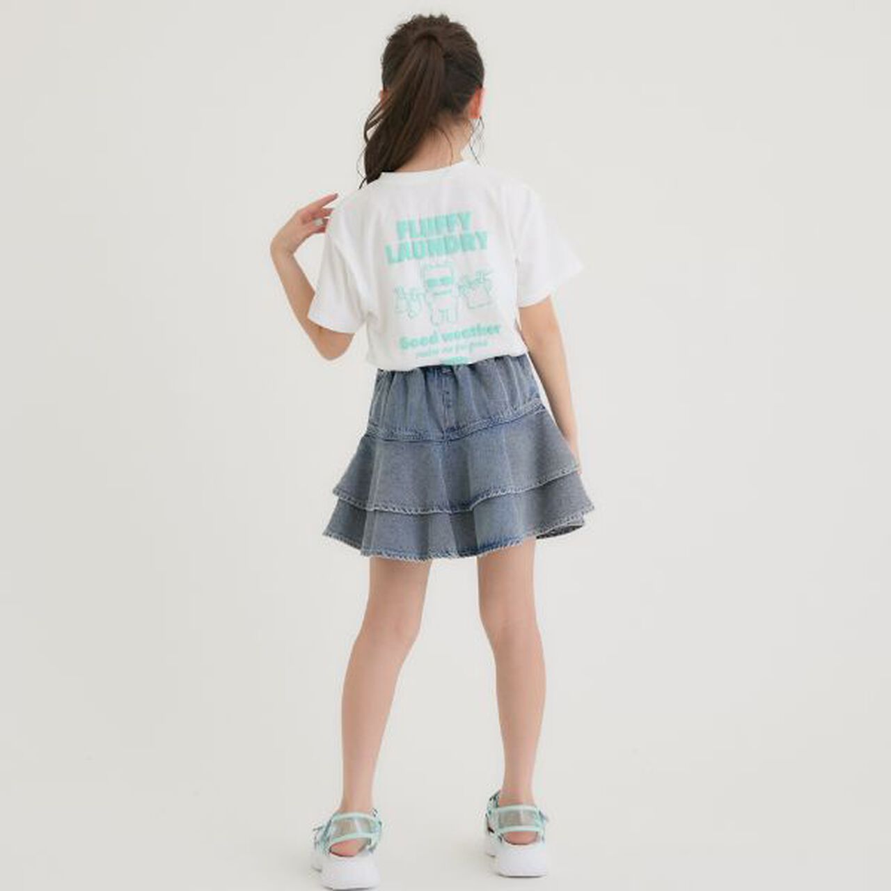[Cool Touch] Laundry Bear Short Sleeve T-Shirt,Light pink, large image number 13