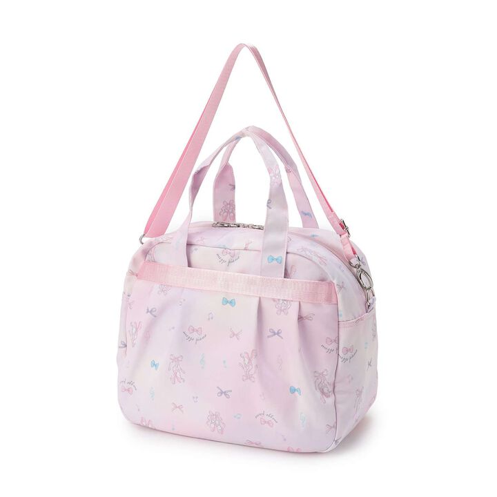 [Ballet] Ballet Pattern Boston Bag, Approx. 13L Capacity,Pink, medium image number 6