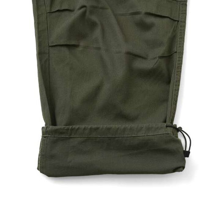 Cotton Twill Wide Cargo Pants,Khaki, medium image number 5