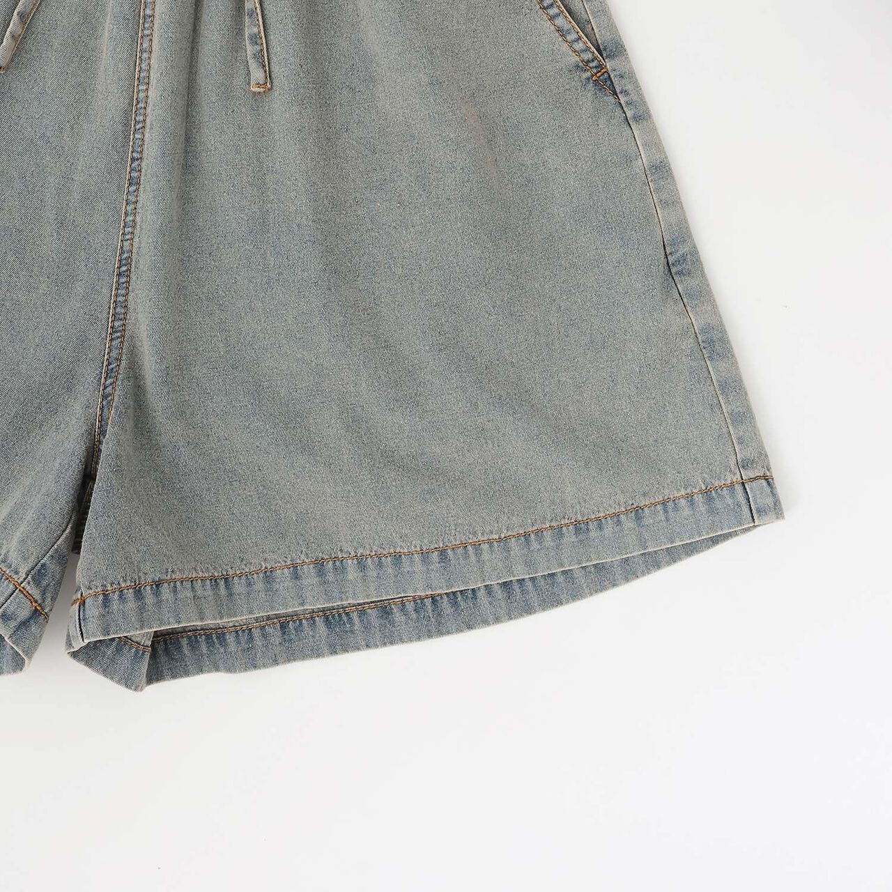 [LTXC/Cool Touch] Denim Shirt Outfit Set,Navy, large image number 15