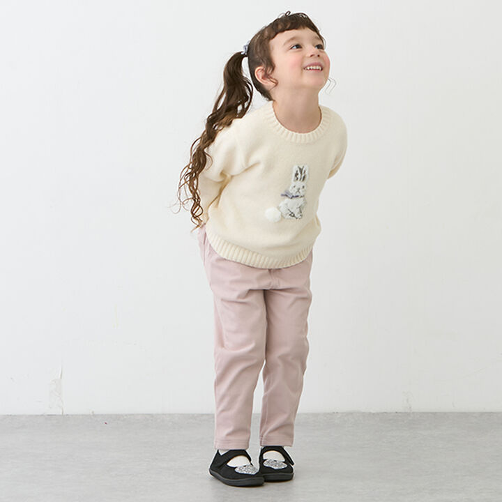 [Matching/Fluffy and Soft] Animal Knitwear (Kids Size),Ivory, medium image number 13