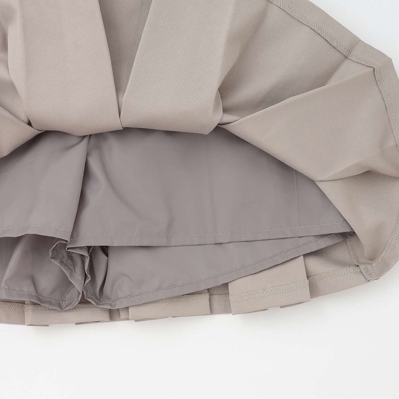 [Easy Care] Pleated Skirt with Belt,Black, large image number 23