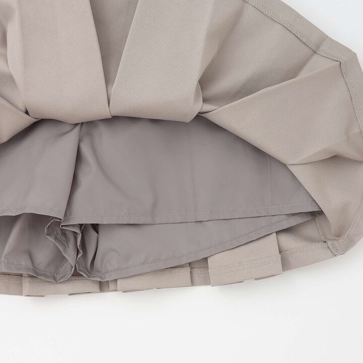 [Easy Care] Pleated Skirt with Belt,Black, medium image number 23