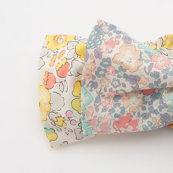 Liberty Big Ribbon Headband,Lemon yellow, medium image number 3