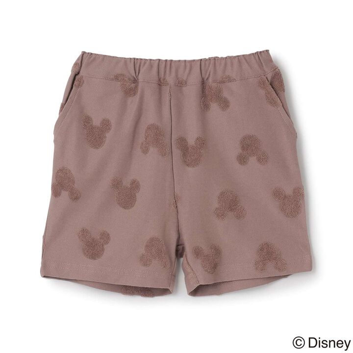 [Disney] Pile Jacquard Pattern Pants,Mocha brown, medium image number 0