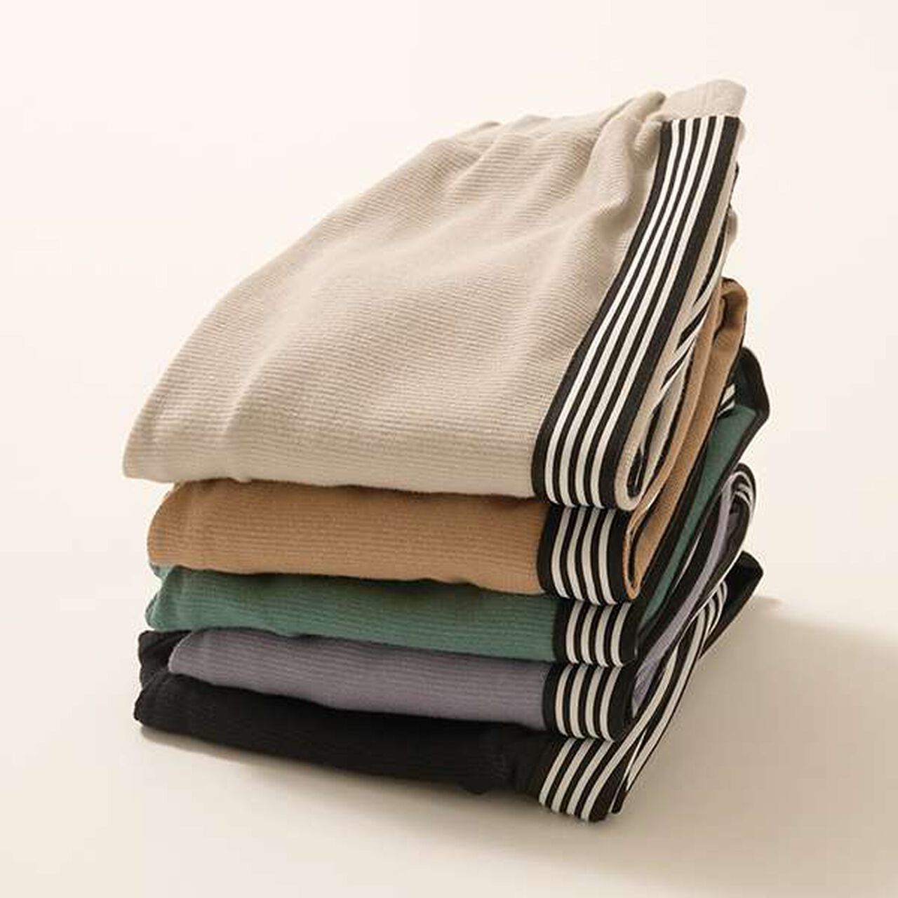 Tomo Pants with Side Line Tapered Design,Greige, large image number 11